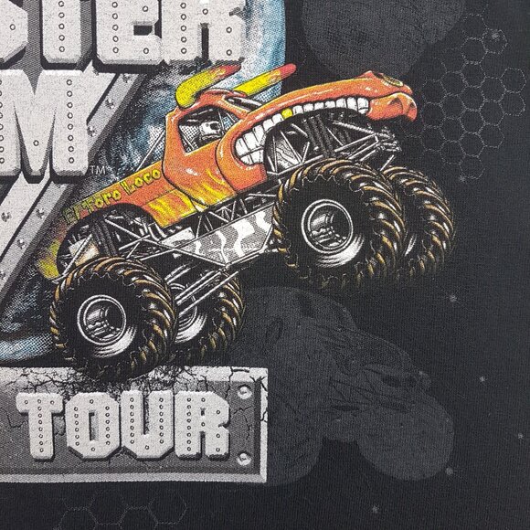 Vintage 2010 Tee Shirt Monster Jam World Tour 2010 Small US S Advance Auto Parts - Picture 10 of 15